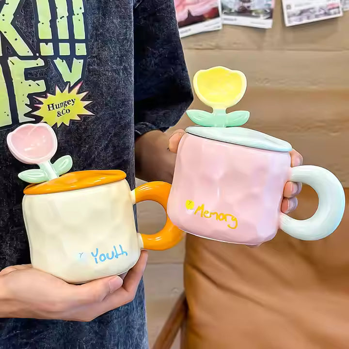 Floral Ceramic Mugs