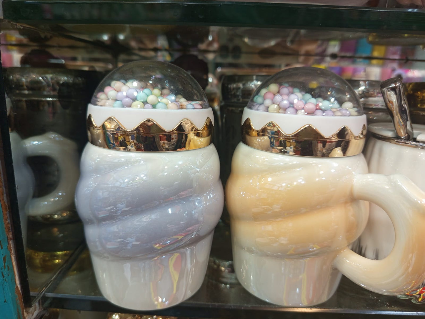 Novelty Ice Cream Shaped Ceramic Mugs